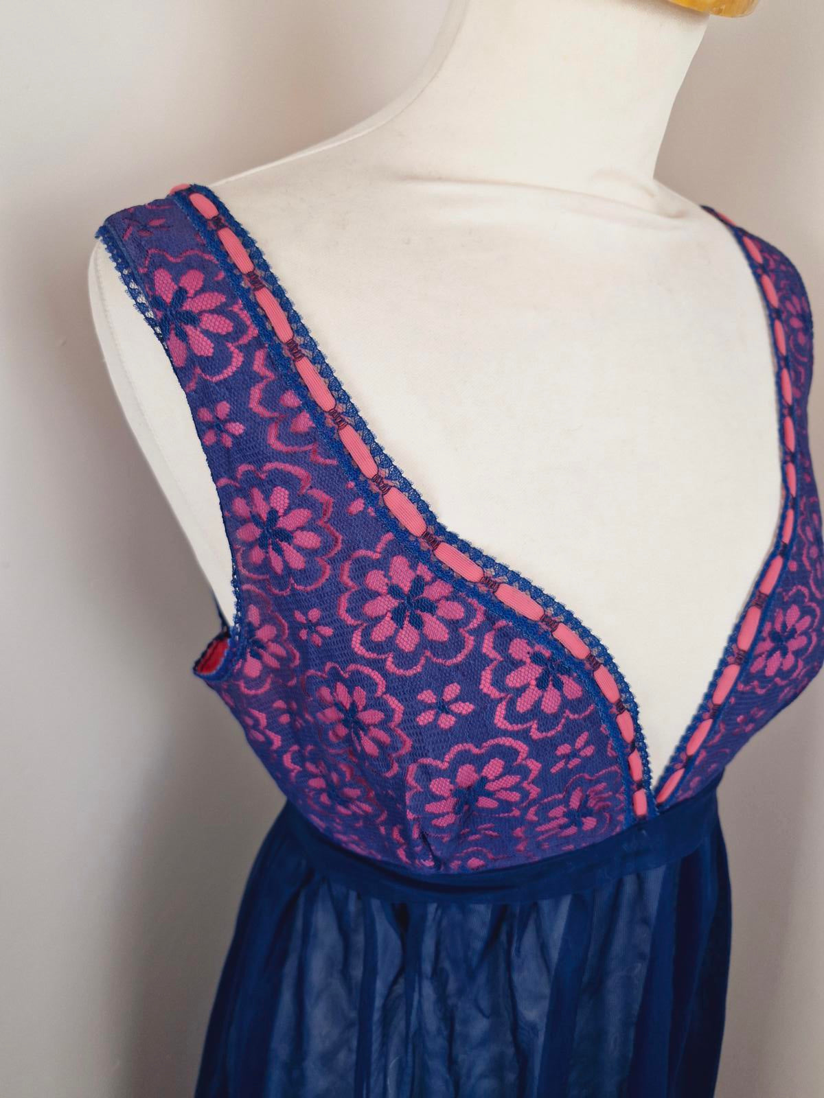 1970s Slip Dress S M