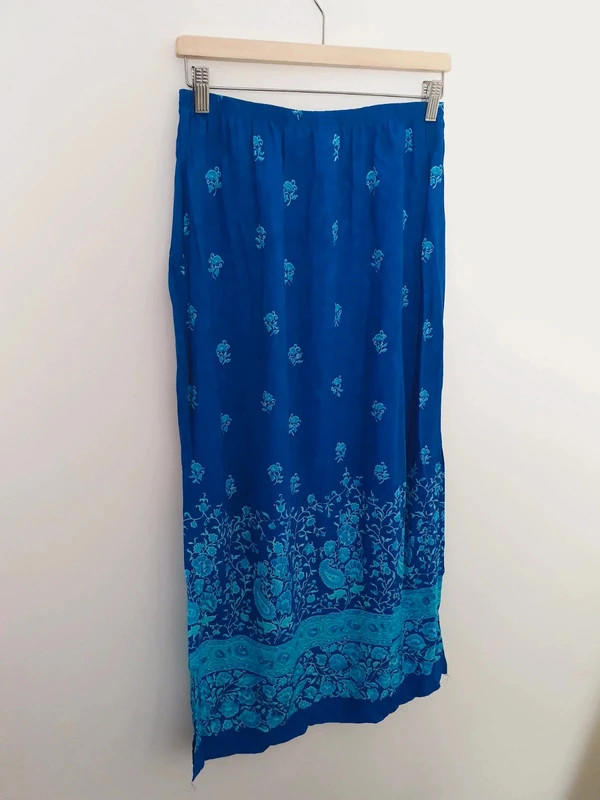 1990s Long Slip Skirt M L