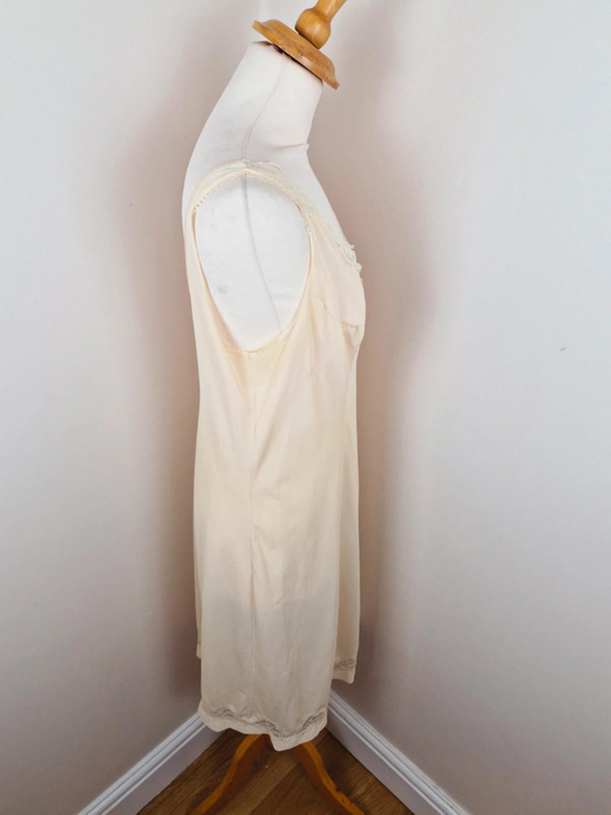 1960s Sheer Slip Dress S