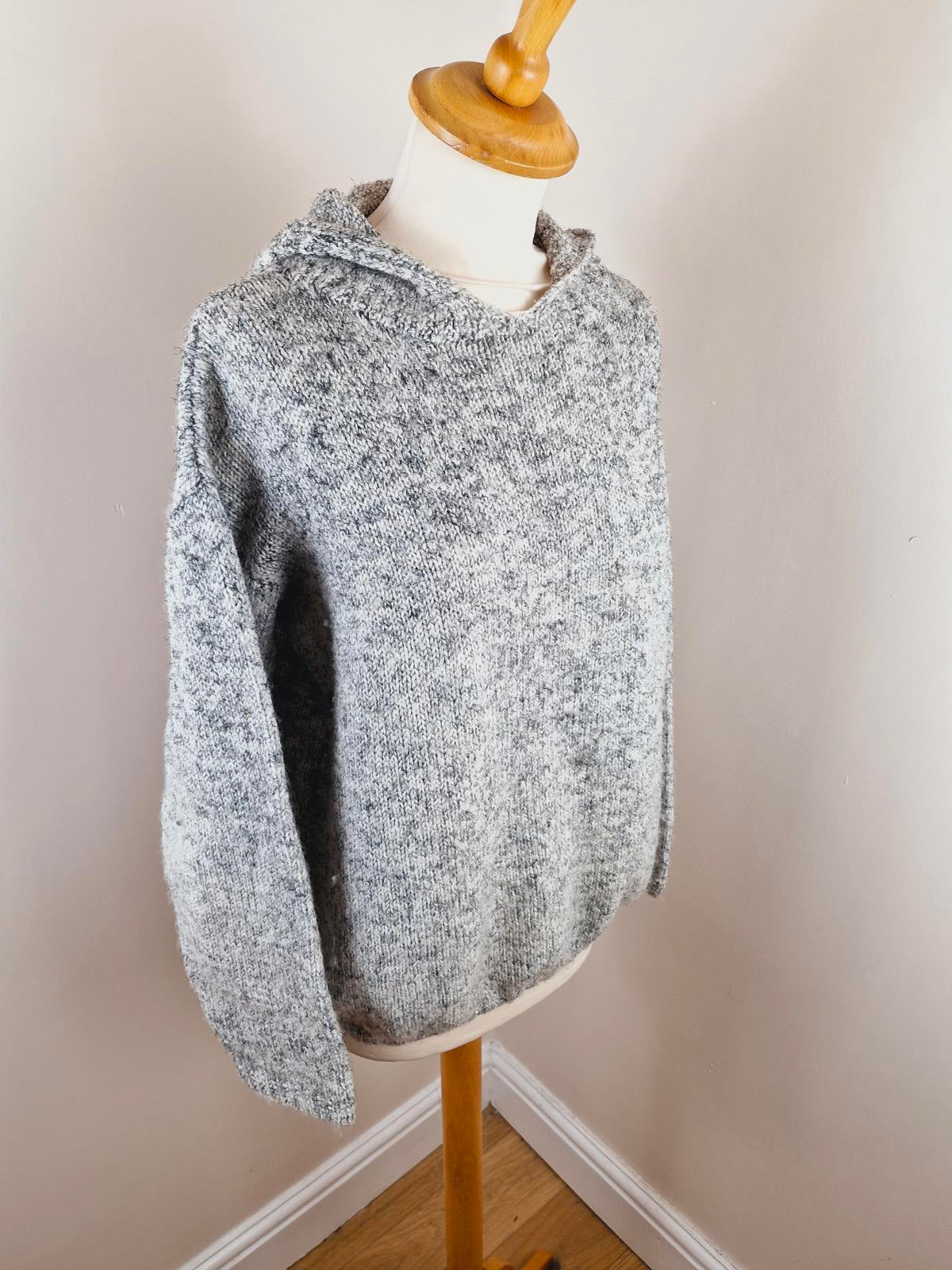 Handknitted Hoody L