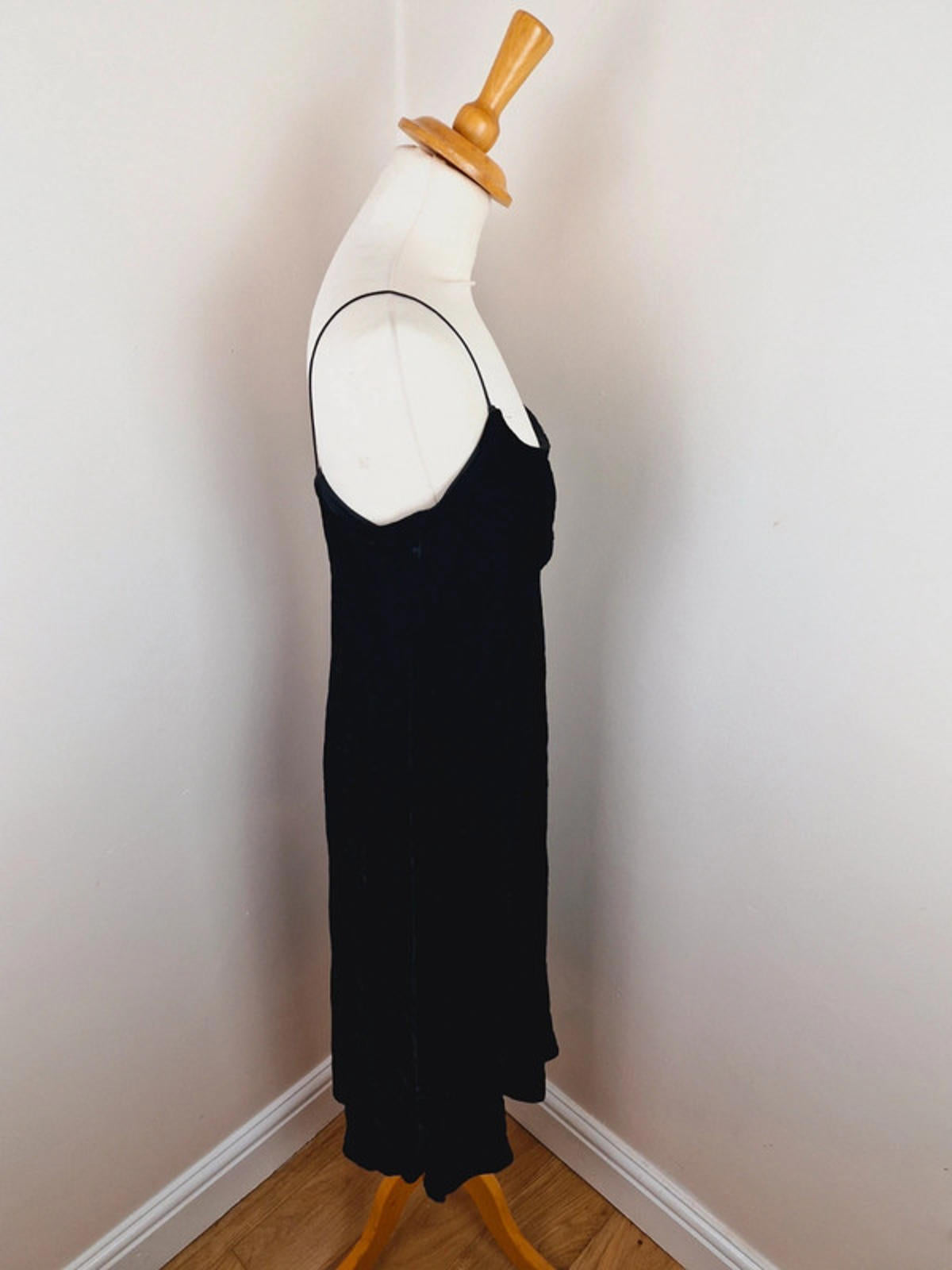 90s Velvet Slip Dress M L