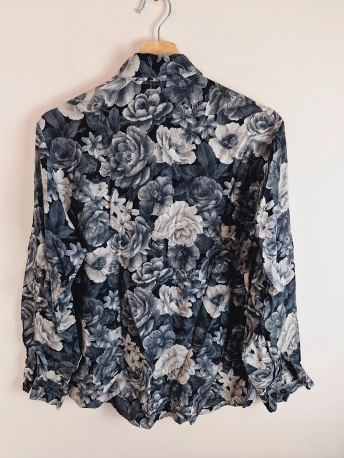 Long Sleeve Viscose Shirt S UK10