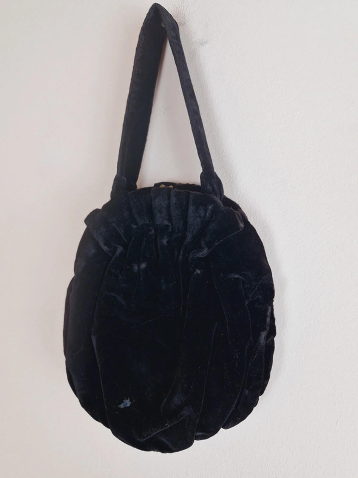 1940s Velvet Handbag