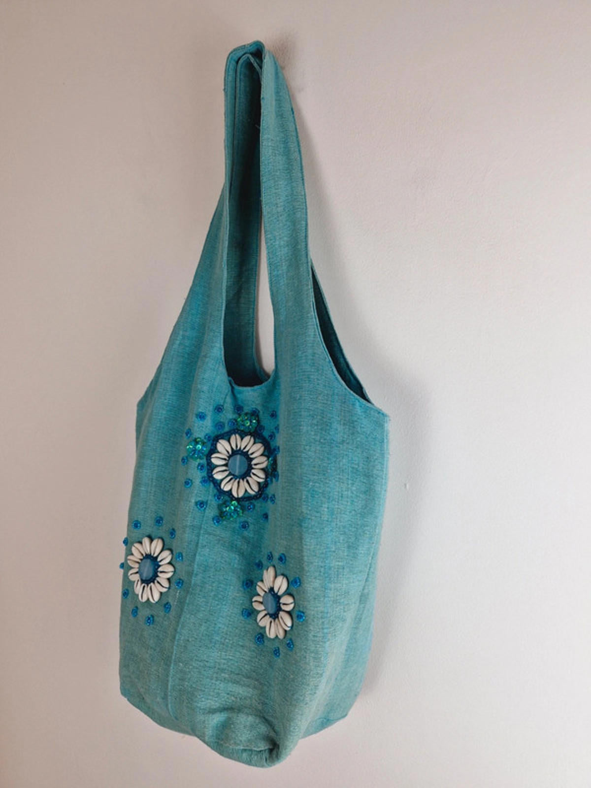 Turquoise Shell Bag