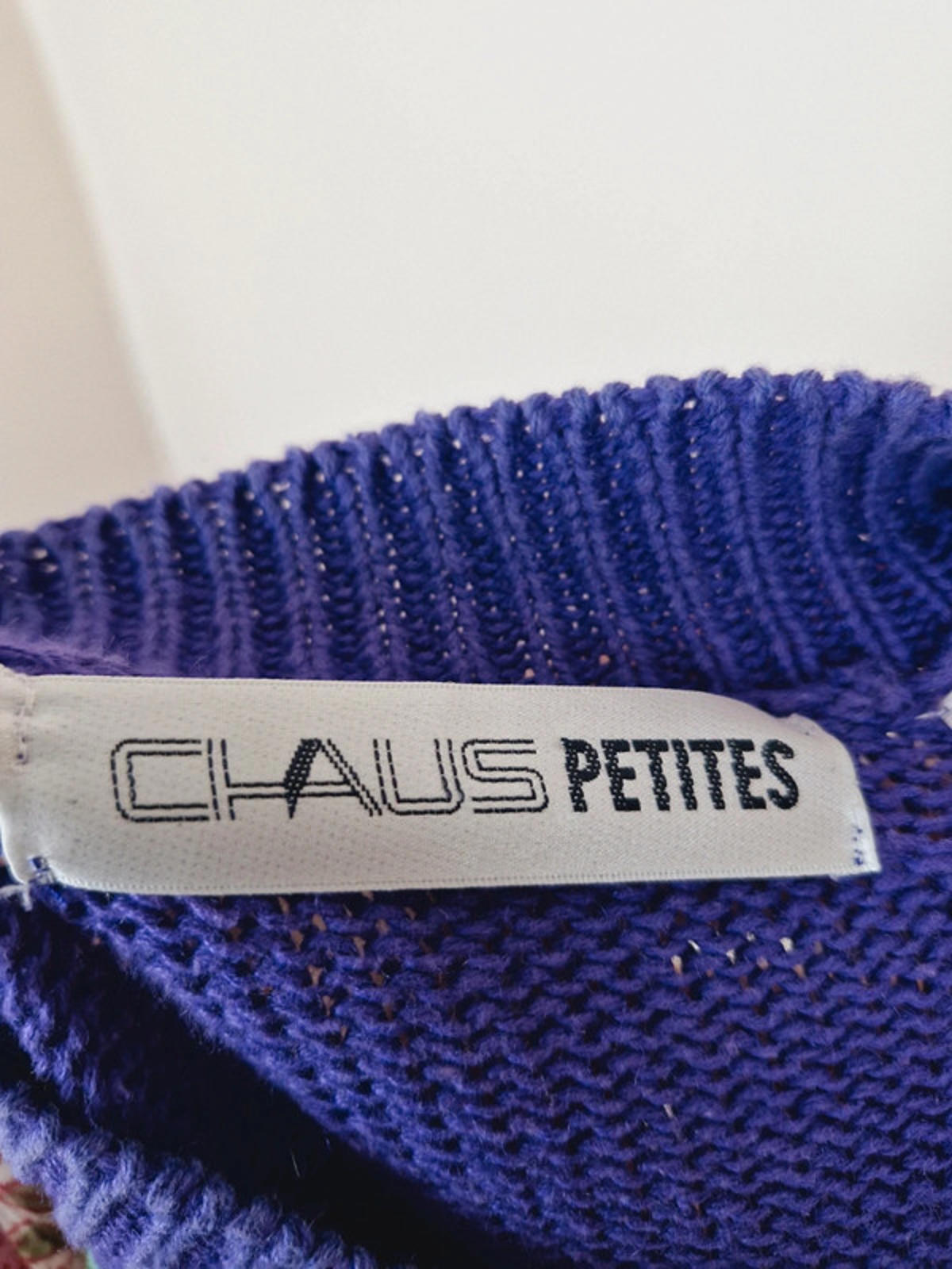 Purple Knitted Jumper S