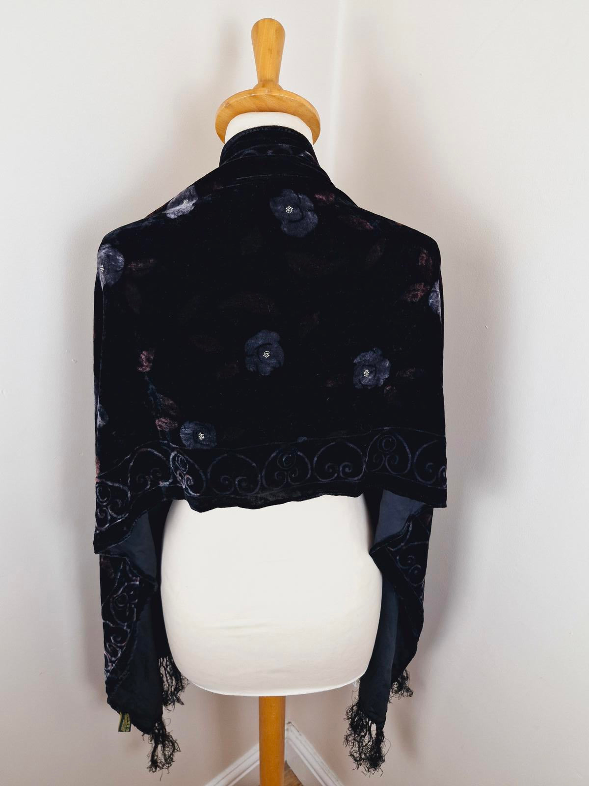 Velvet Devore Shawl