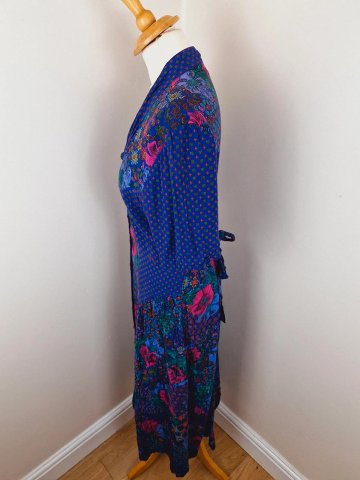 Paisley Midi Slip Dress M L