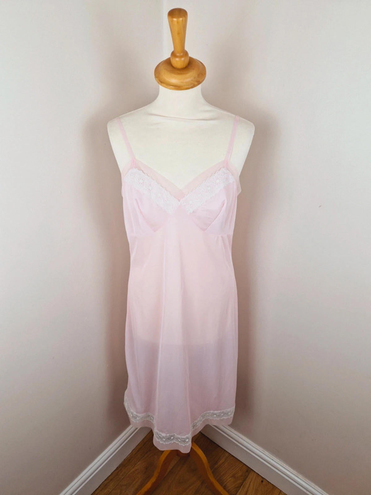 1960s Night Slip Dress S UK8