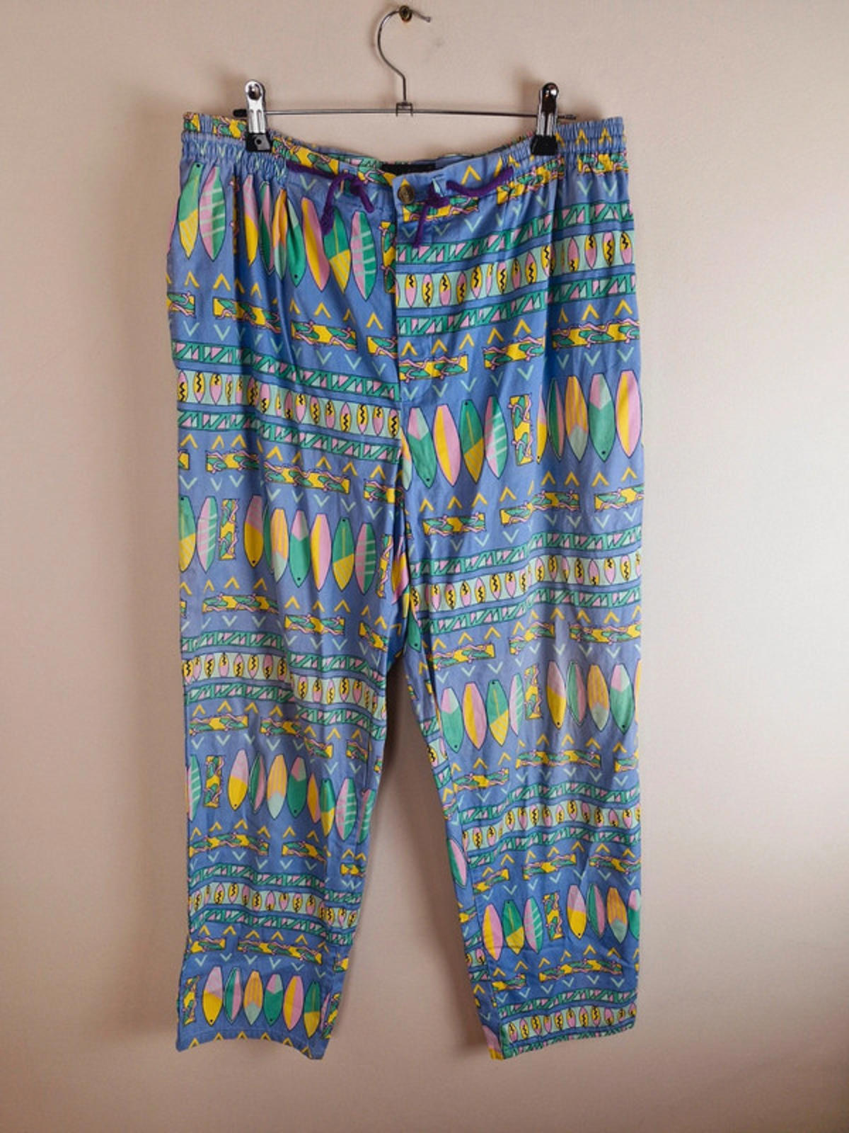 Funky Cotton Trousers L
