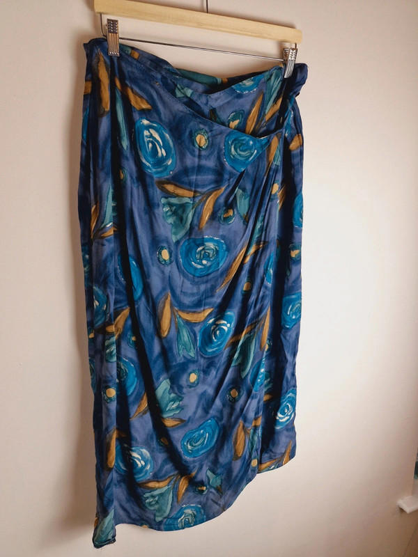 90s Midi Slip Skirt XL