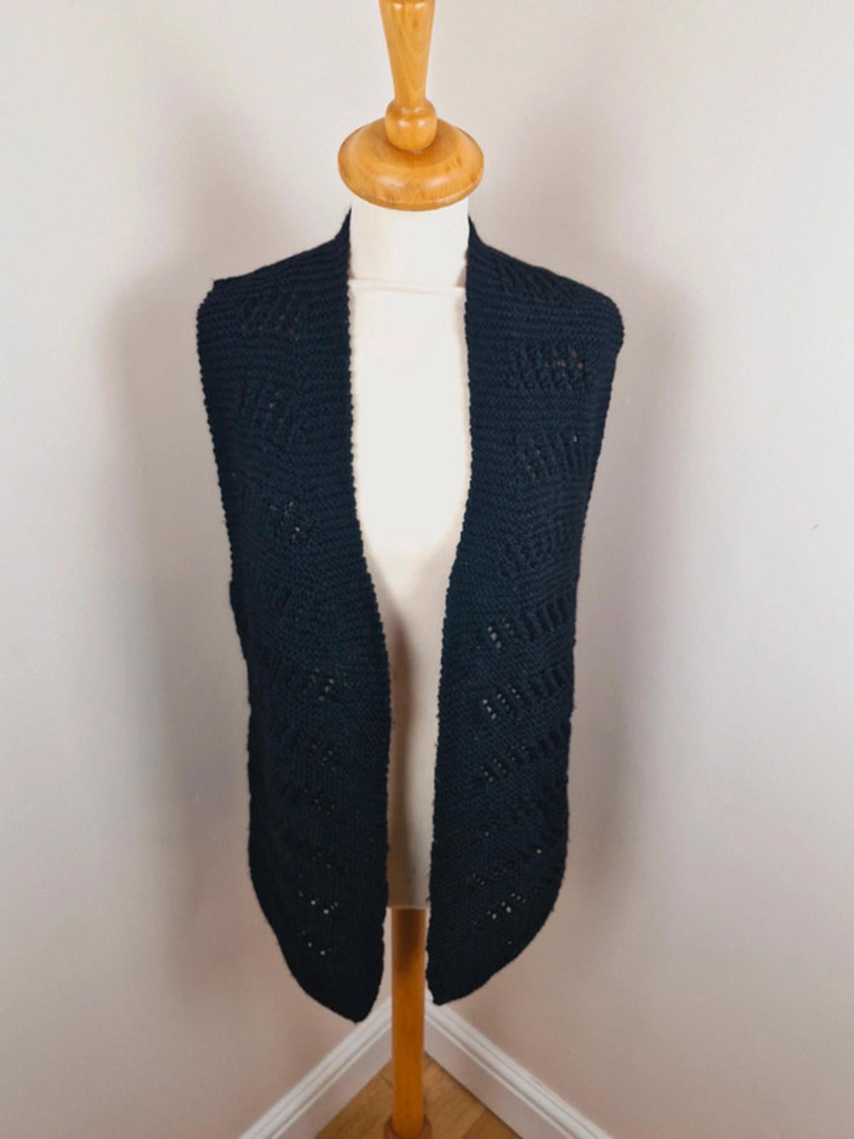 1970s Handknitted Waistcoat S