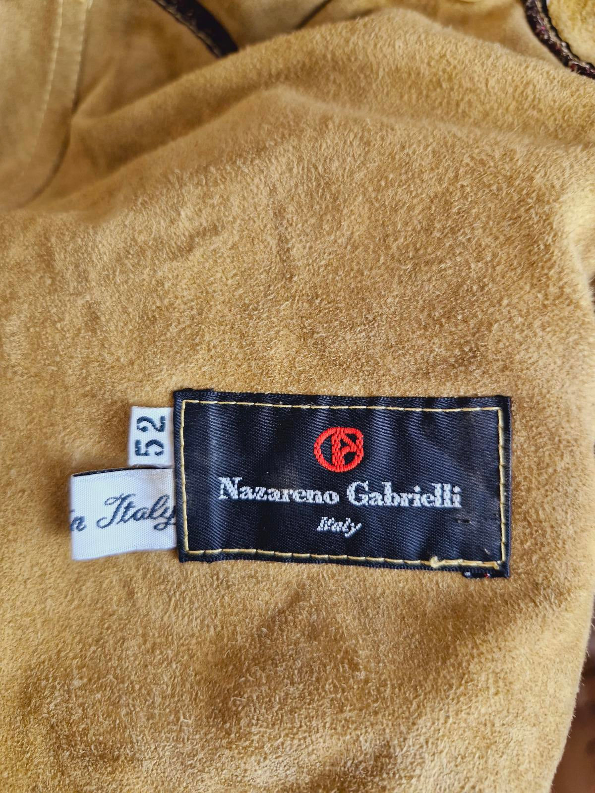 Mens Suede Bomber Jacket XL