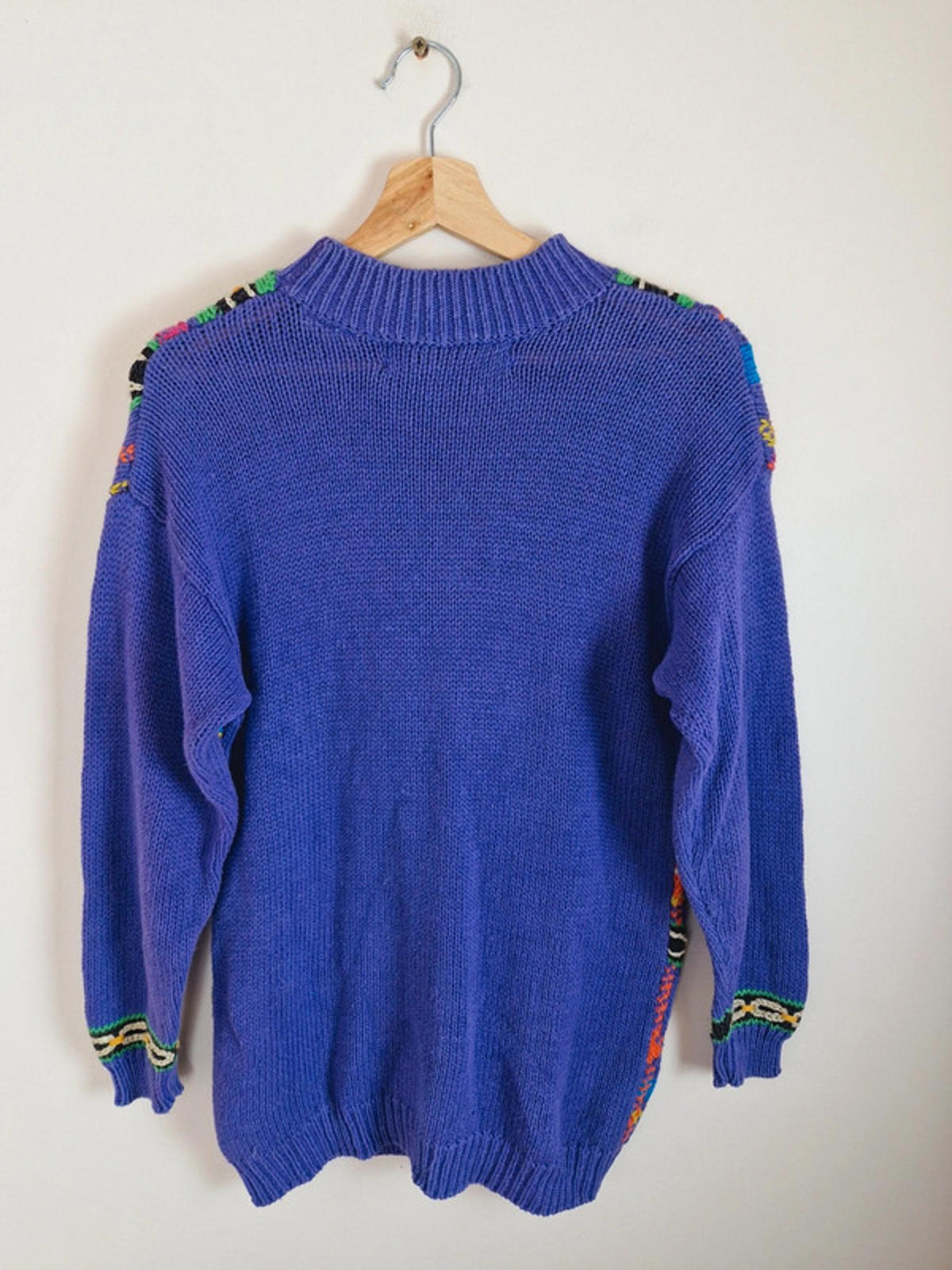 Purple Knitted Jumper S