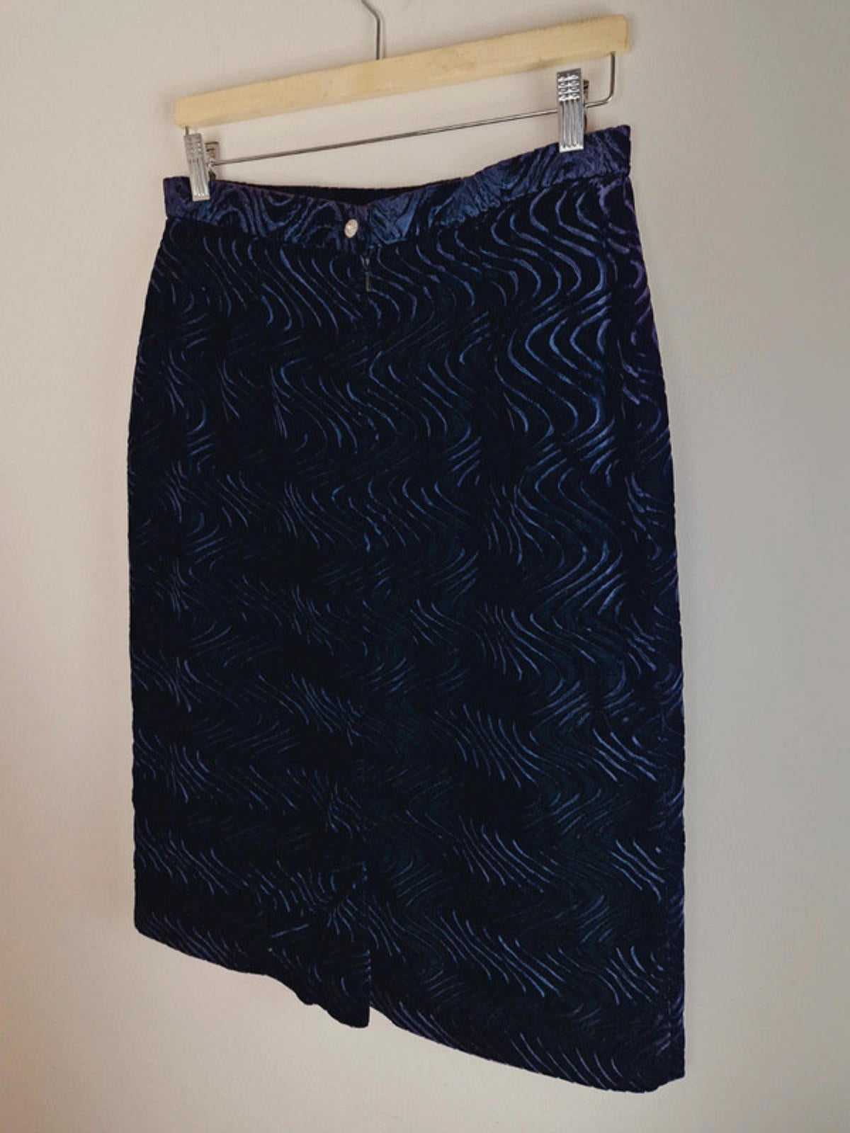 Purple Velvet Skirt M