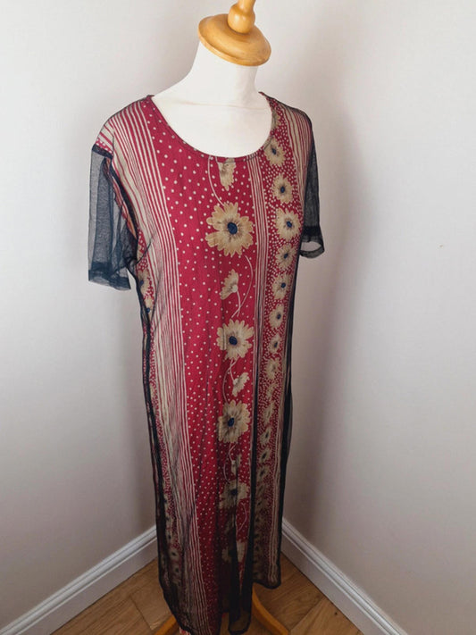 90s Long Slip Dress M