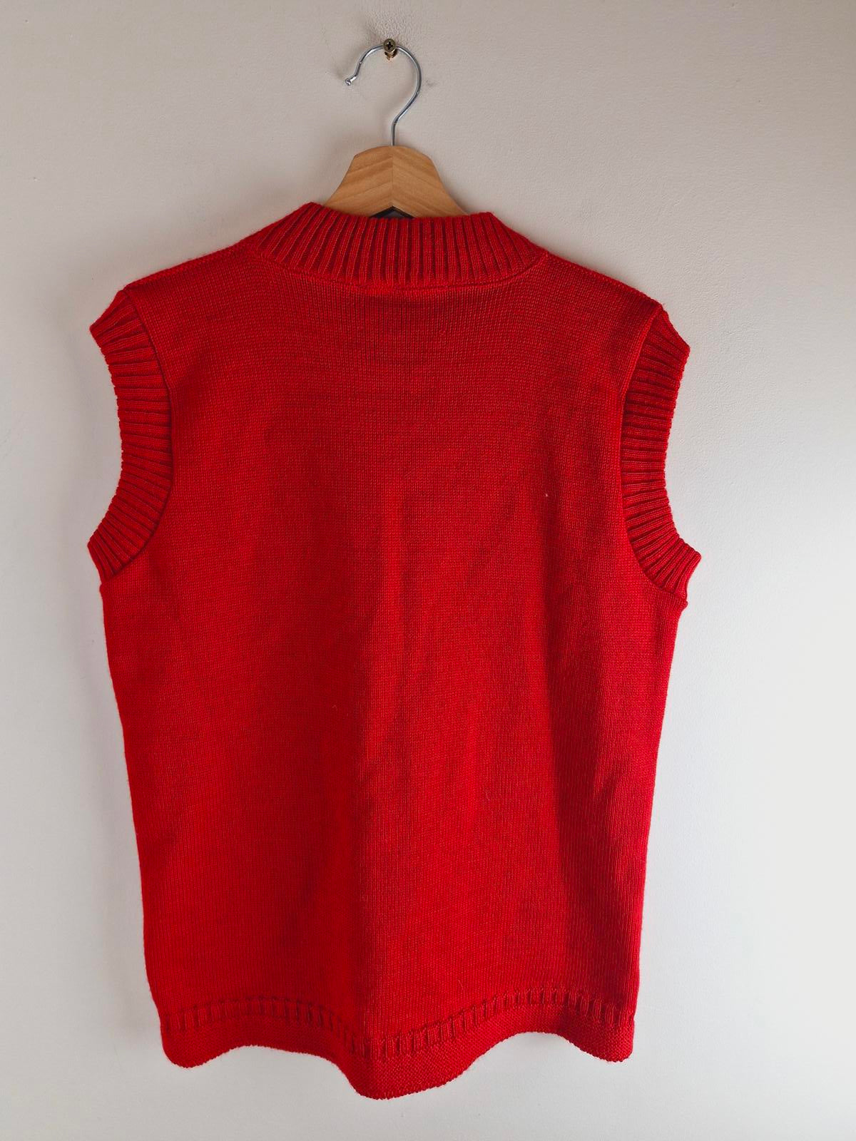 Mens Knitted Waistcoat M