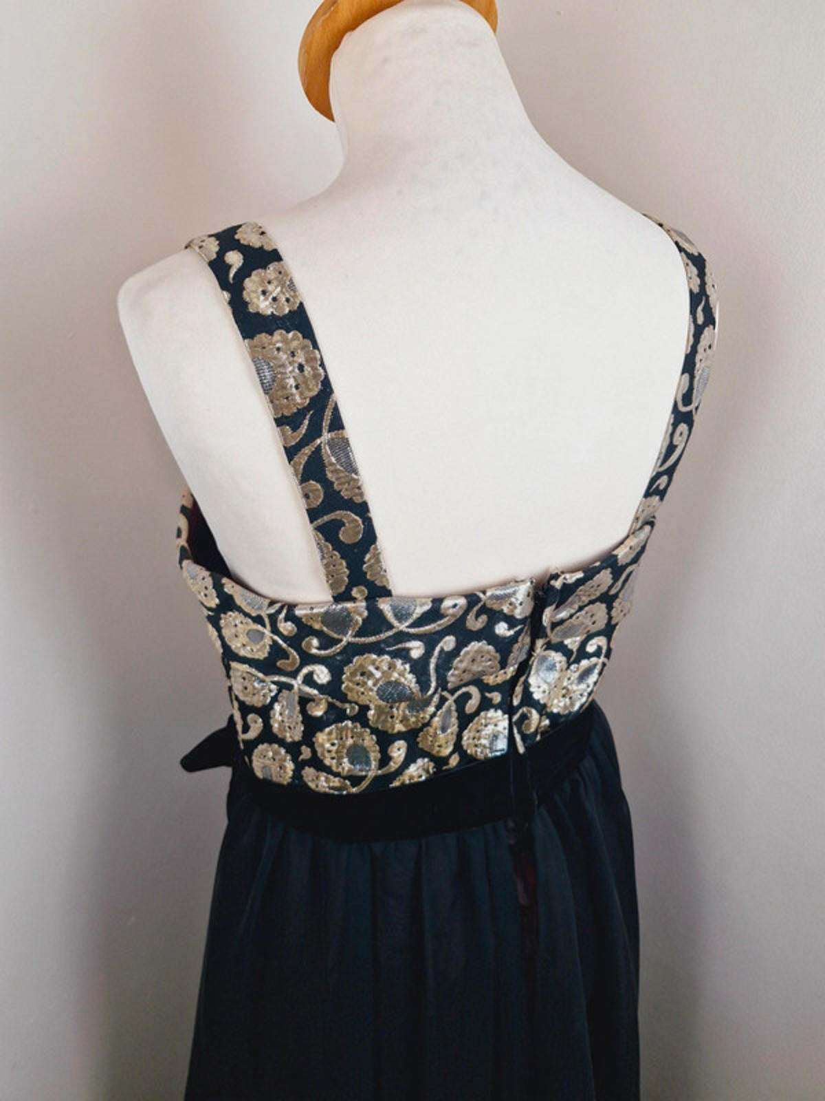 1960s Maxi Dress Ball Gown S