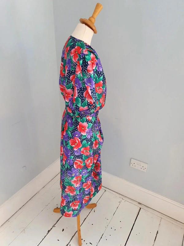 Floral Midi Dress UK10 S M
