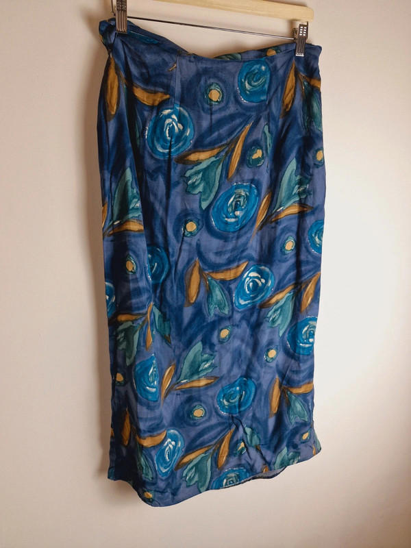 90s Midi Slip Skirt XL