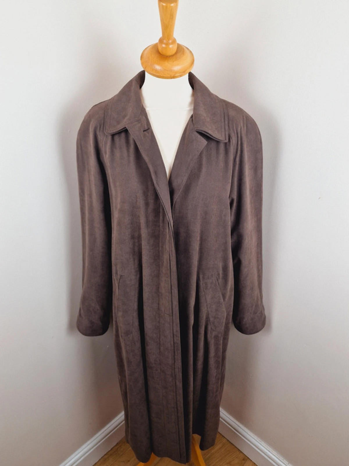 Womens Vintage Dannimac Long Trench Coat Jacket Mac M