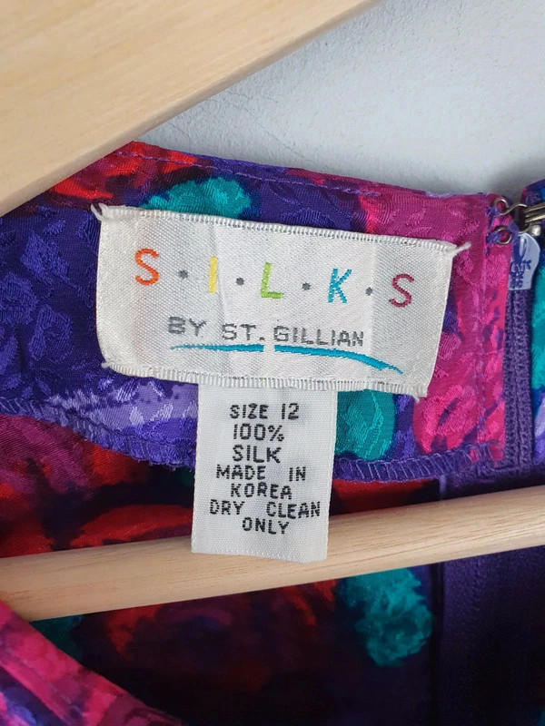 Silk Purple Top M UK12