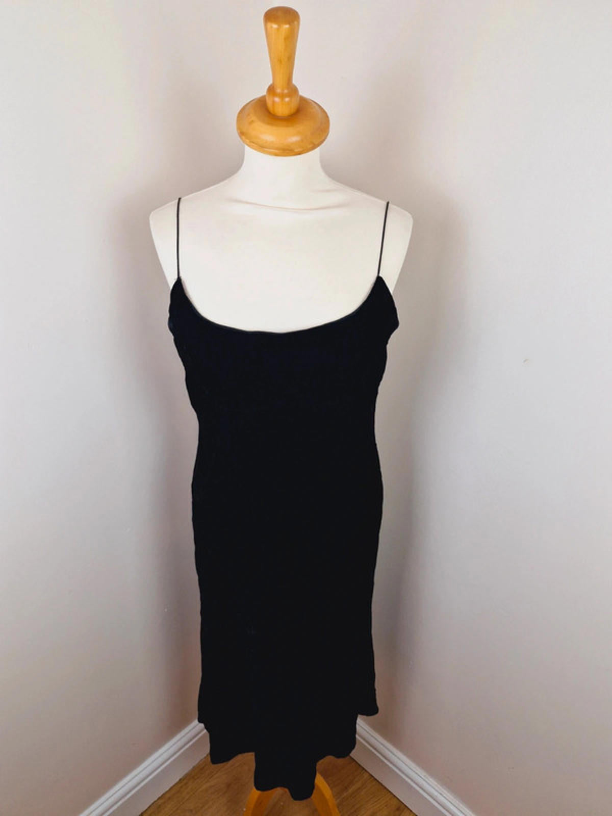 90s Velvet Slip Dress M L