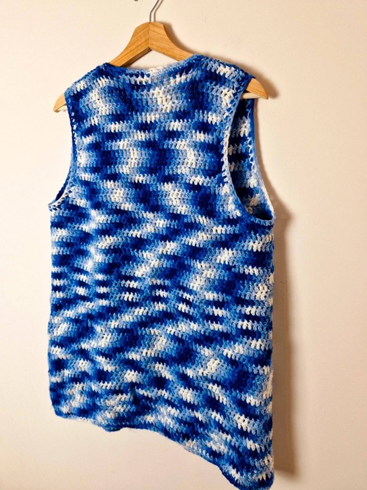 Handknitted Waistcoat M UK12