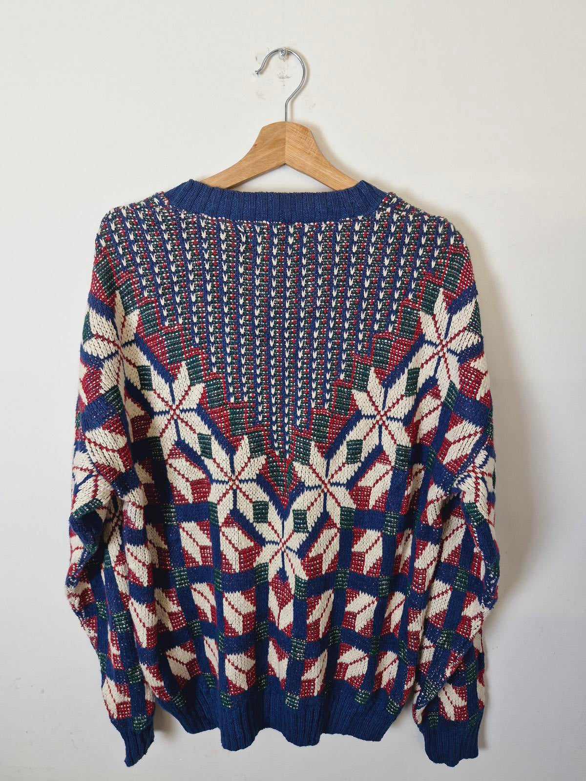 Mens Vintage Crossings Cotton Knitted Jumper Sweater M