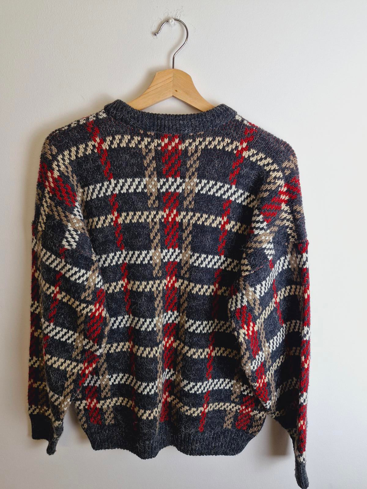 Mens Vintage St Michael Retro Round Neck Jumper Sweater M