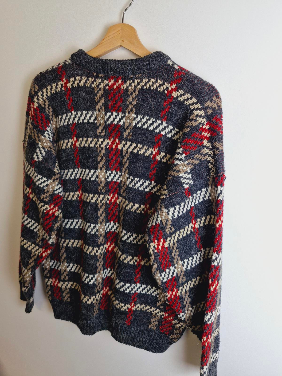 Mens Vintage St Michael Retro Round Neck Jumper Sweater M