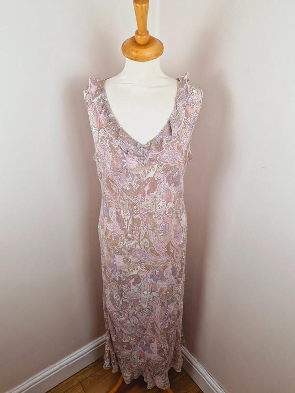Paisley Slip Dress XL UK18