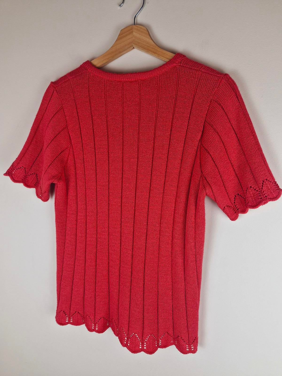 1970s Knitted Top M