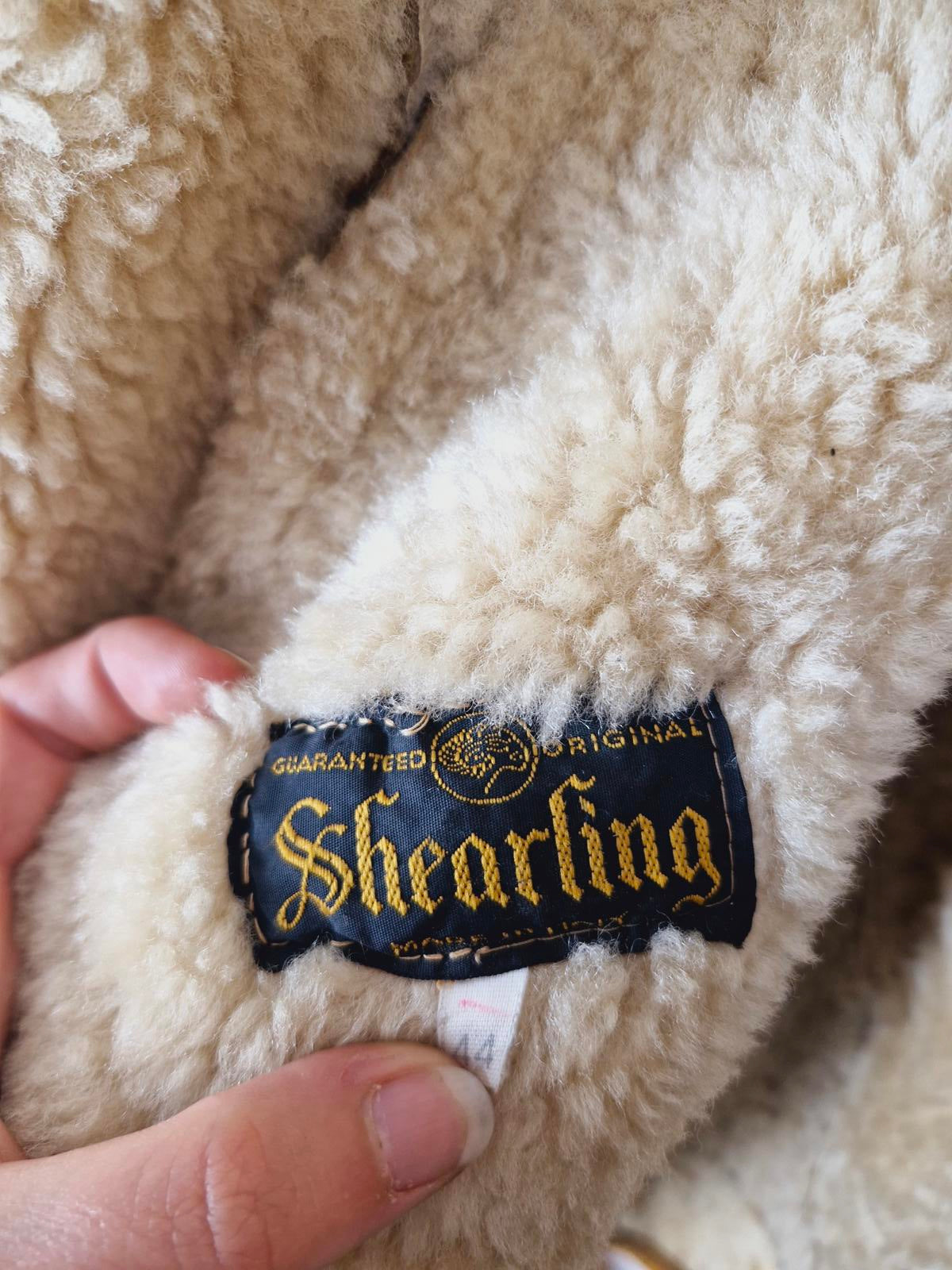 Emporio Armani Leather Sheepskin Coat L