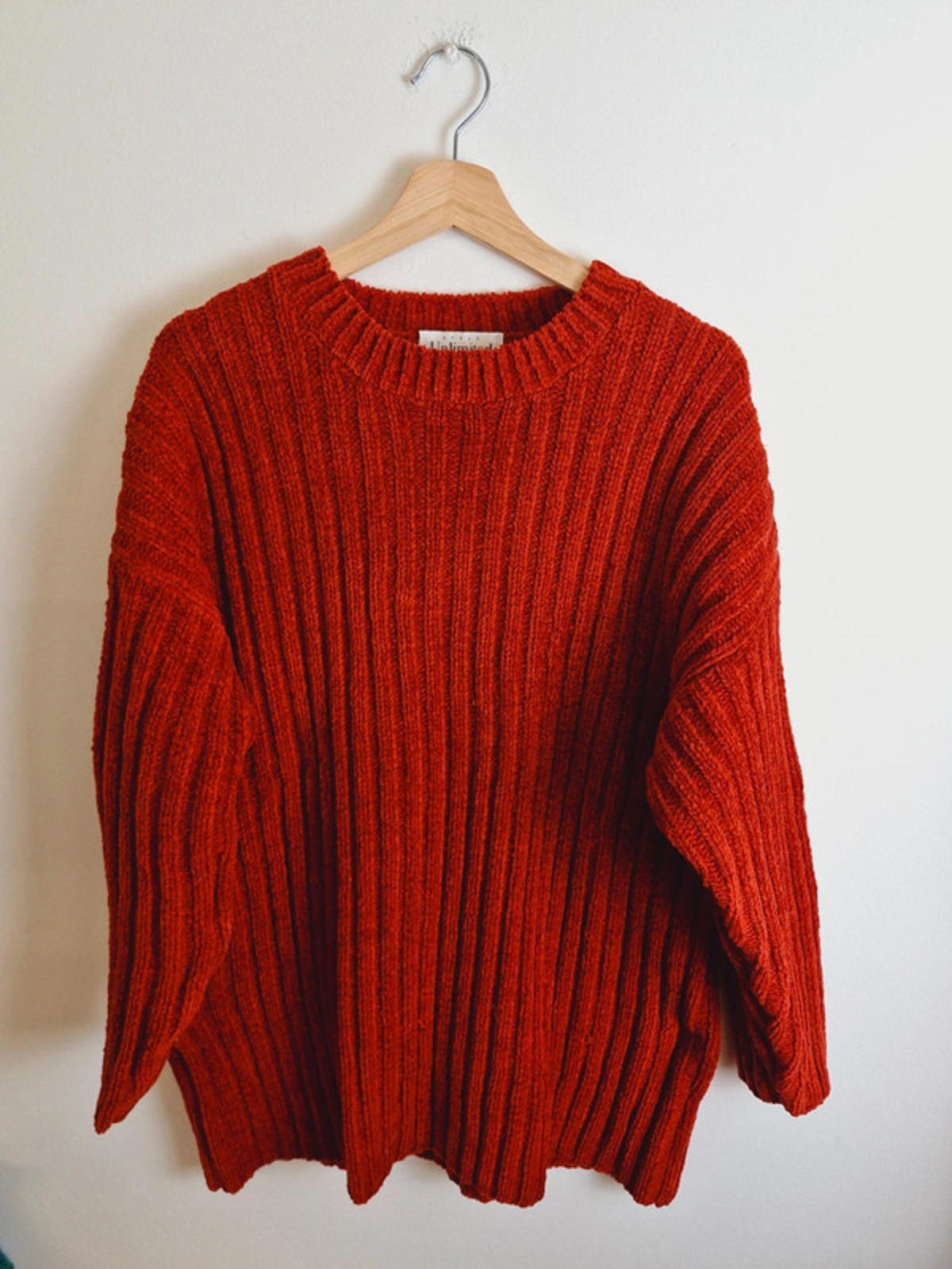 Womens Vintage Chunky Knit Knitted Long Jumper Sweater XL UK18 UK20