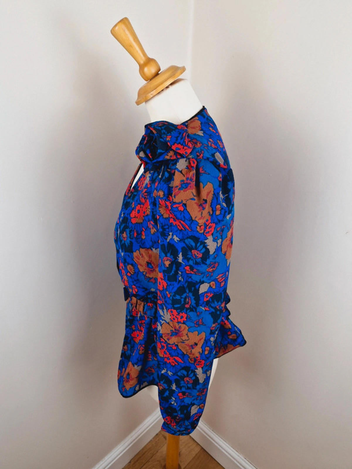 Long Sleeve Wrap Top Jacket M