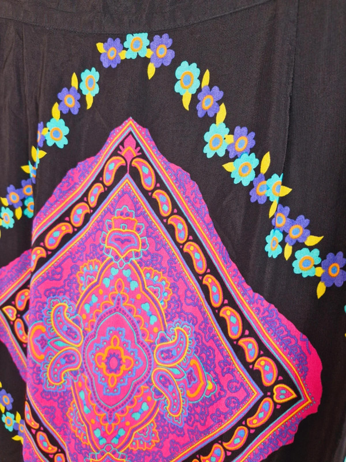 90s Boho Slip Skirt S UK10
