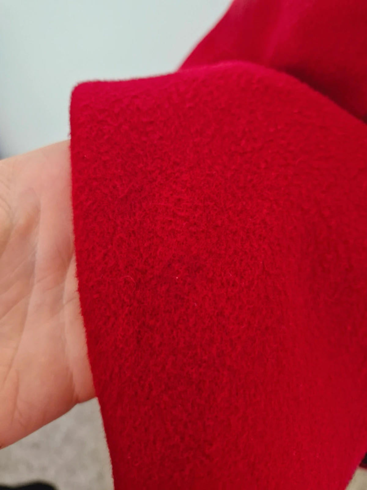 Womens Vintage Windsmoor Red Wool Cashmere Blend Coat Jacket UK14