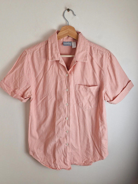 Gingham Cotton Shirt S