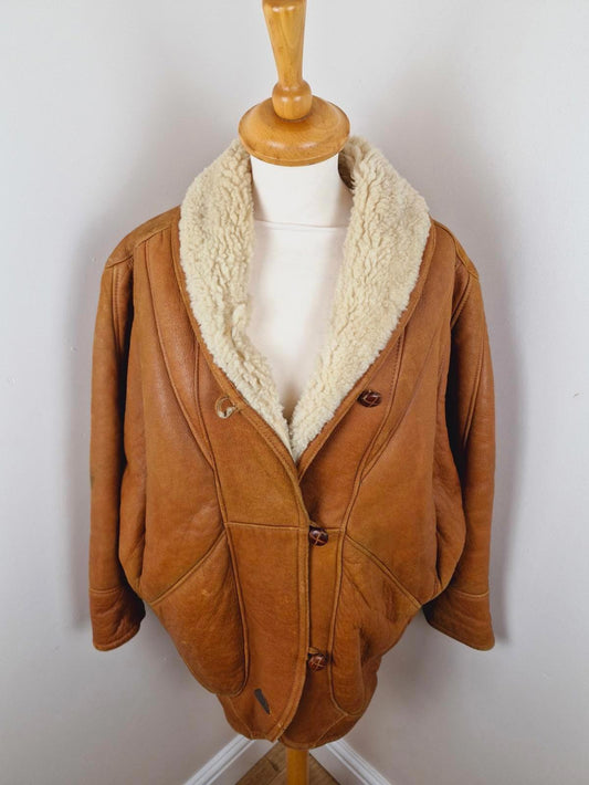 Emporio Armani Leather Sheepskin Coat L