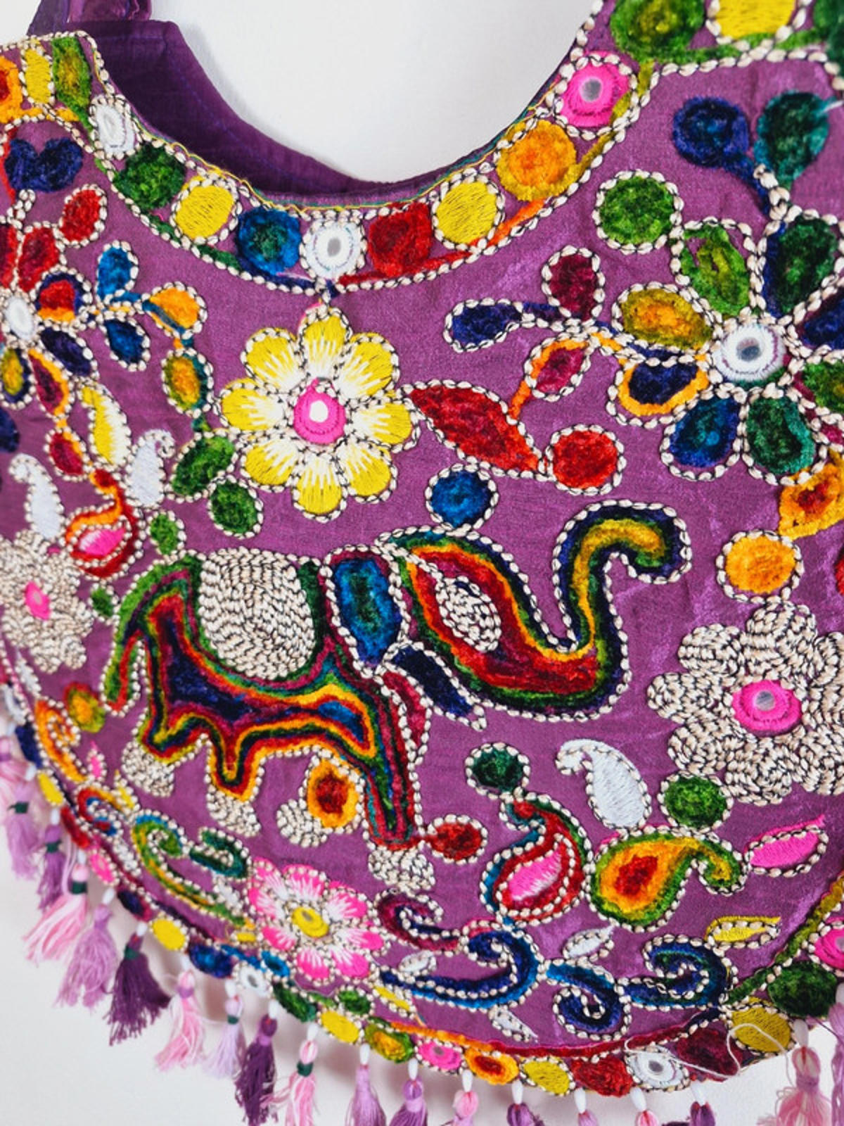 Elephant Boho Tassel Bag