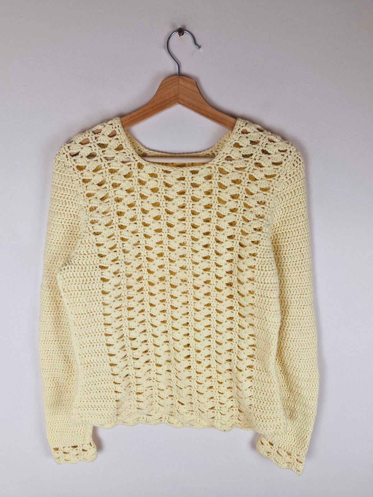 1970s Handknitted Jumper S