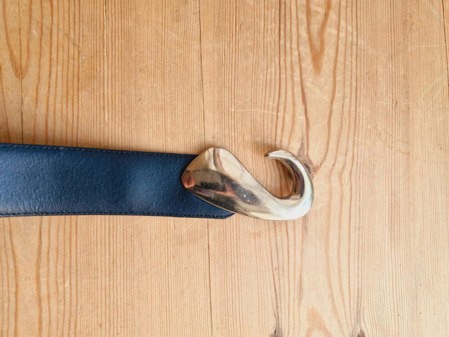 Western Leather Belt Silver Buckle