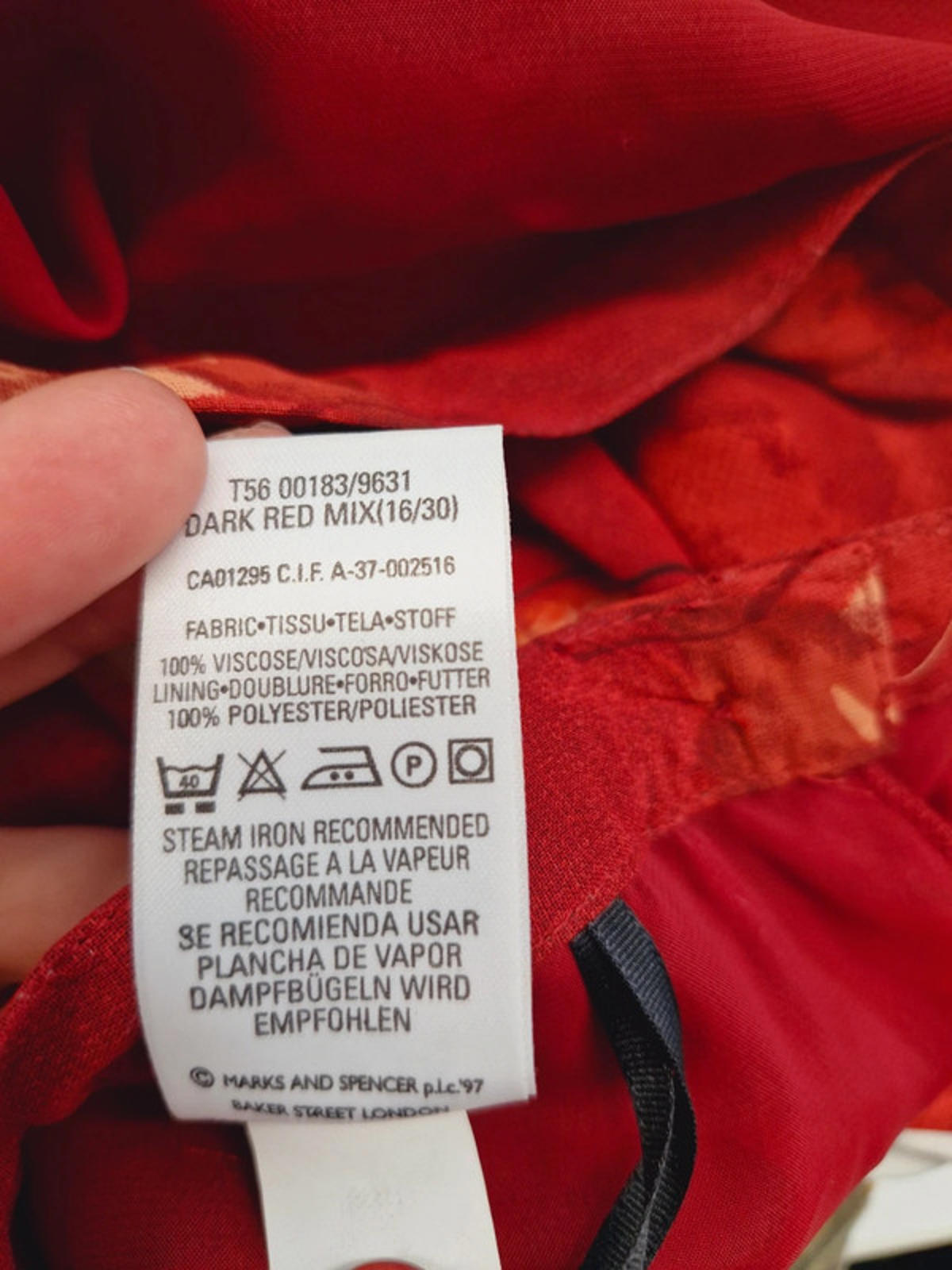 Womens Vintage St Michael Long Slip Midi Skirt UK16