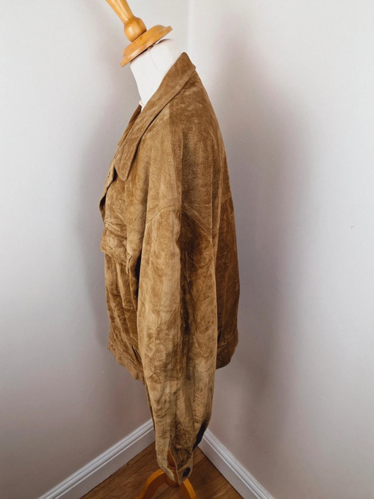 Mens 1970s Suede Jacket L