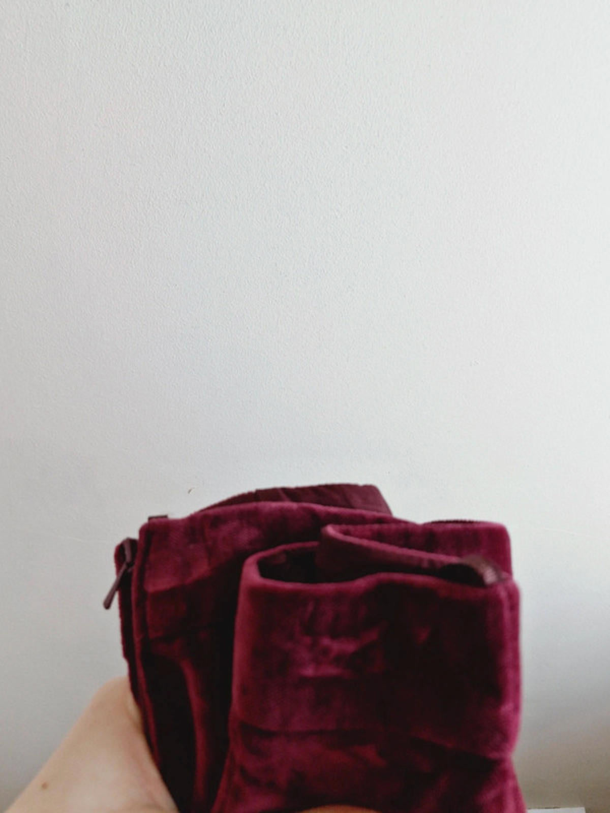 Burgundy Aline Skirt S UK8