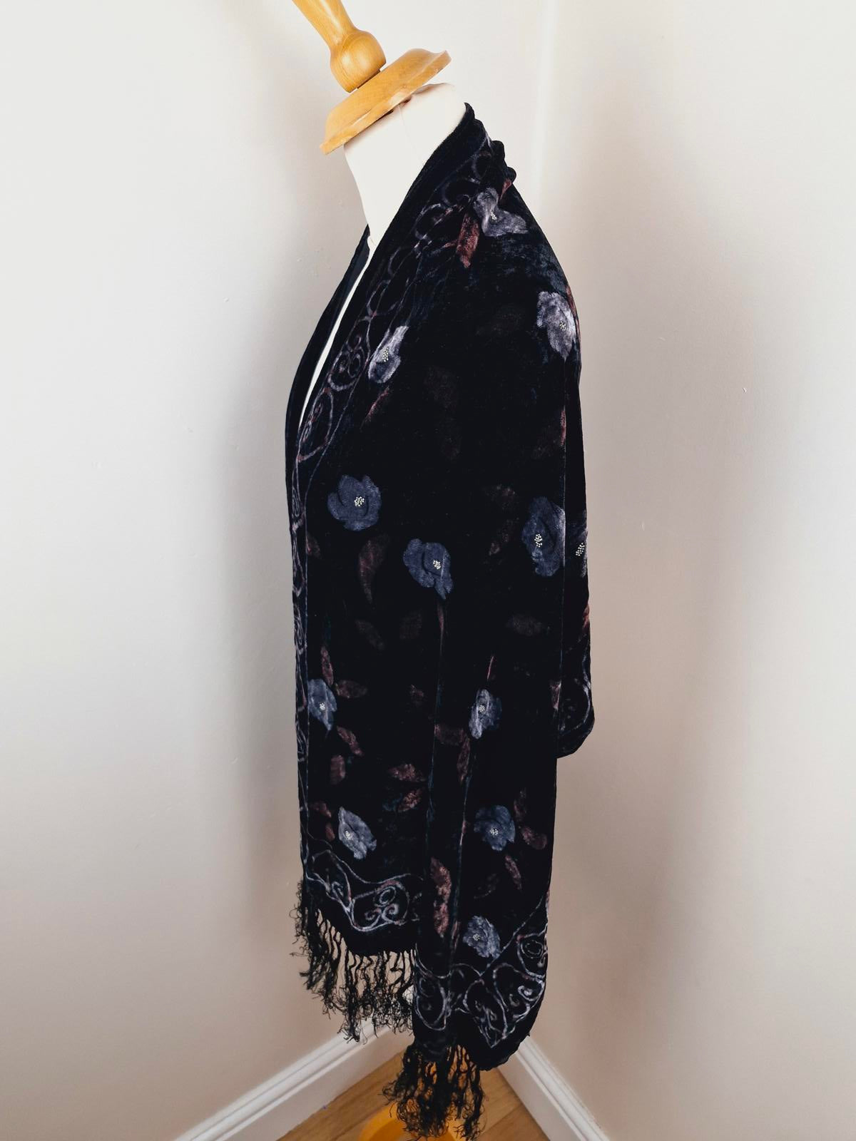 Velvet Devore Shawl