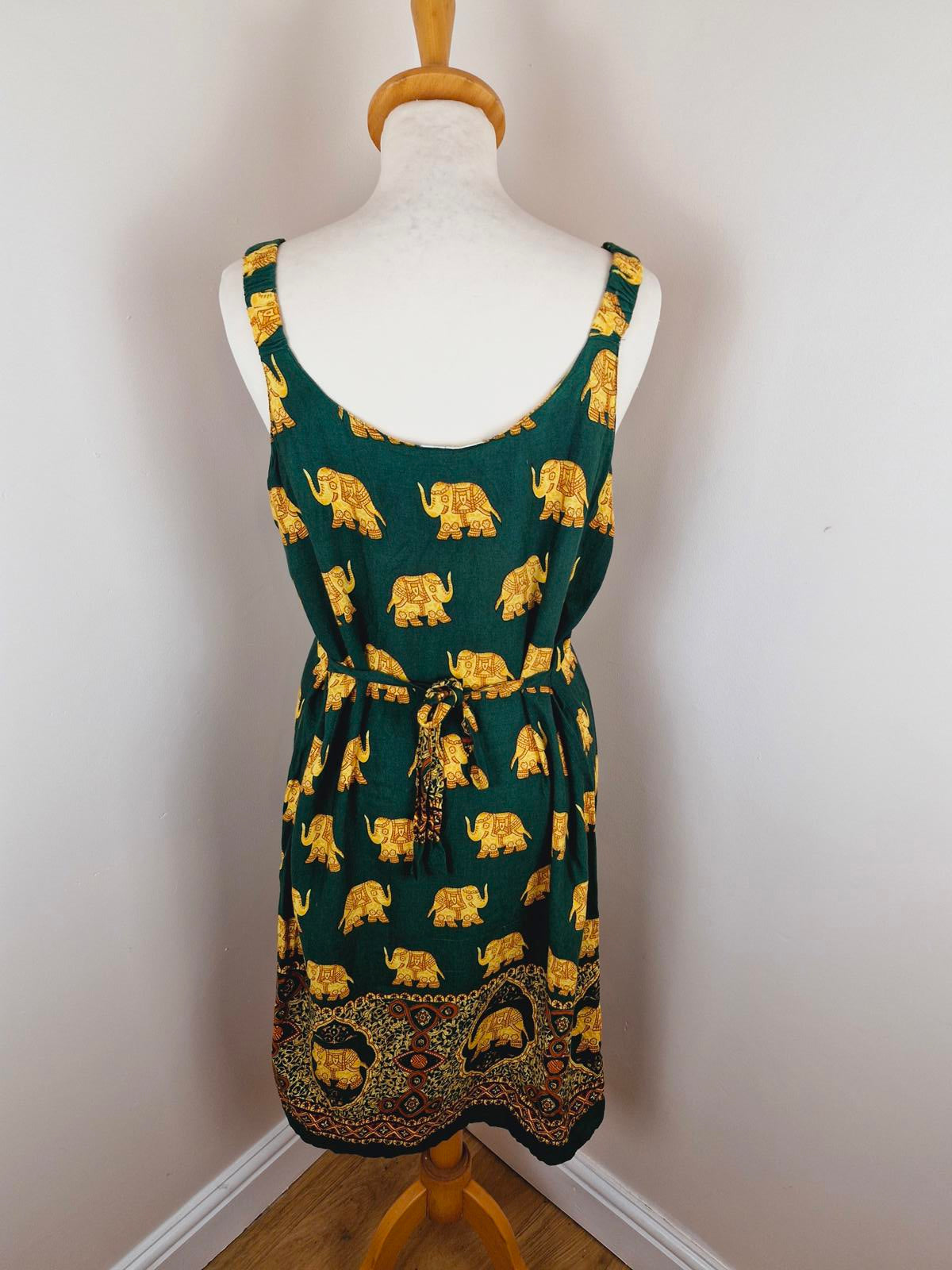 90s Elephant Slip Dress M