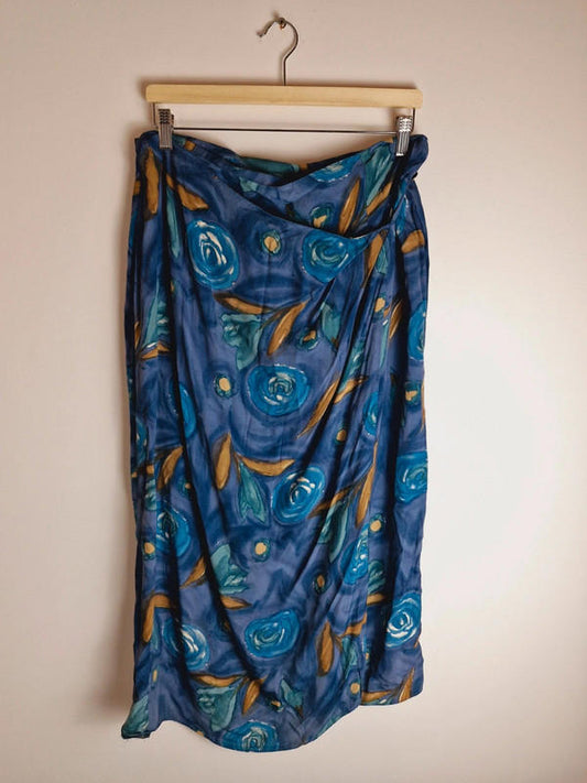 90s Midi Slip Skirt XL