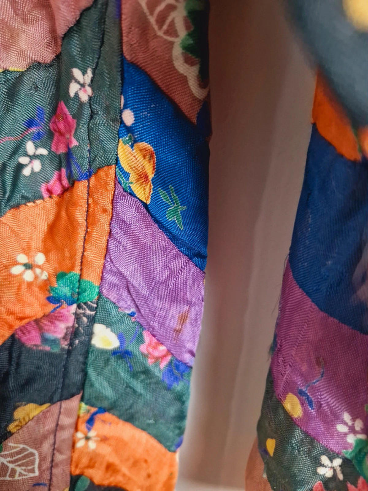 1970s Patchwork Jacket S