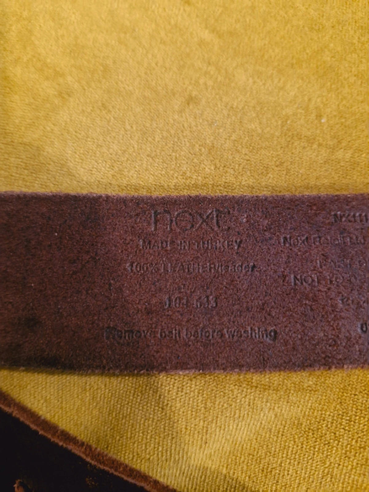 Mens Leather Western Belt